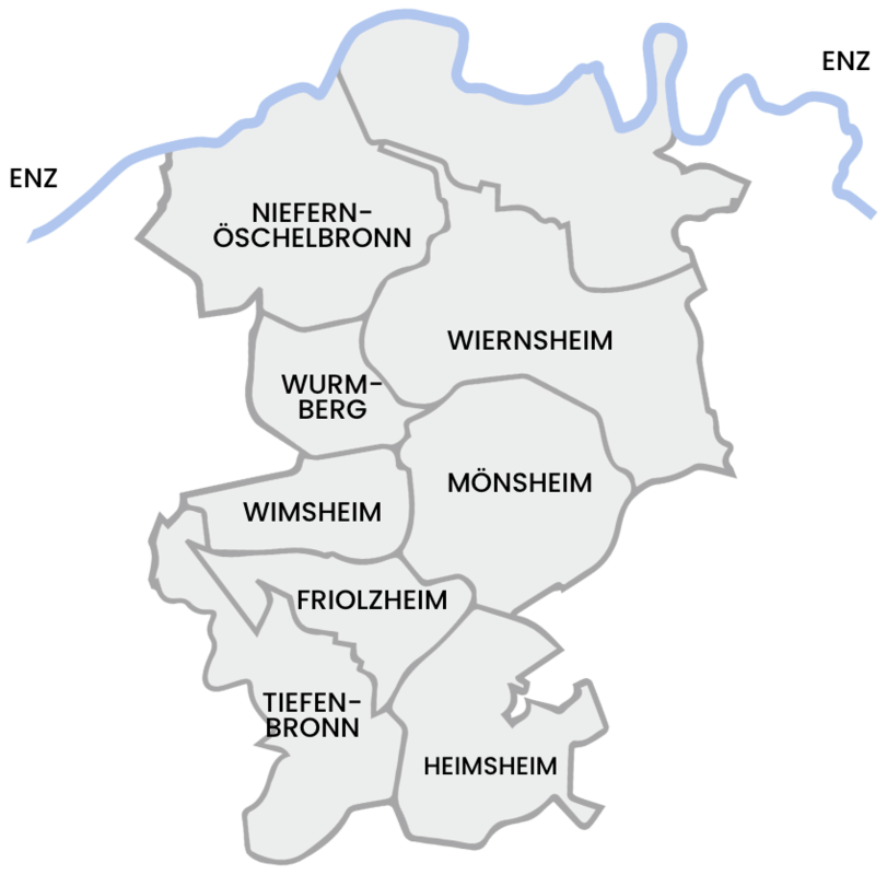 Karte Heckengaeu