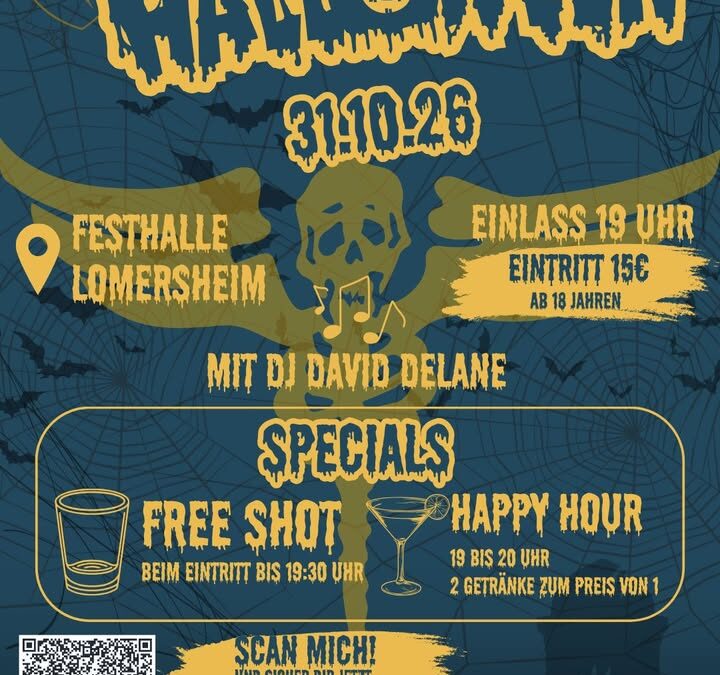 Halloween-Party 2026: Das Comeback