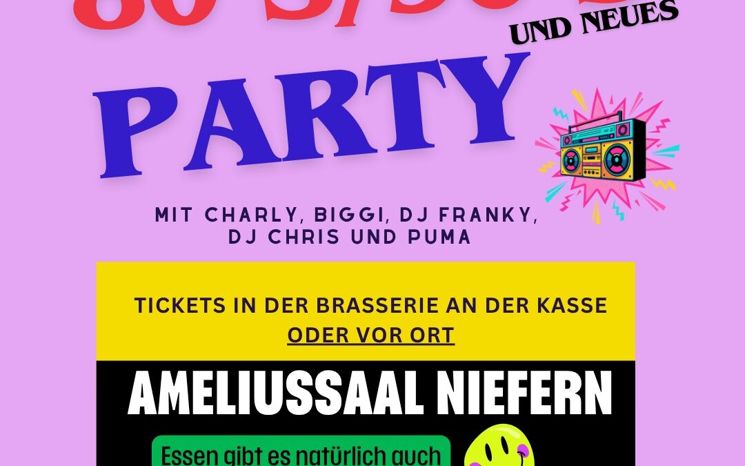 Back to the 80s & 90s – Die große Retro-Party