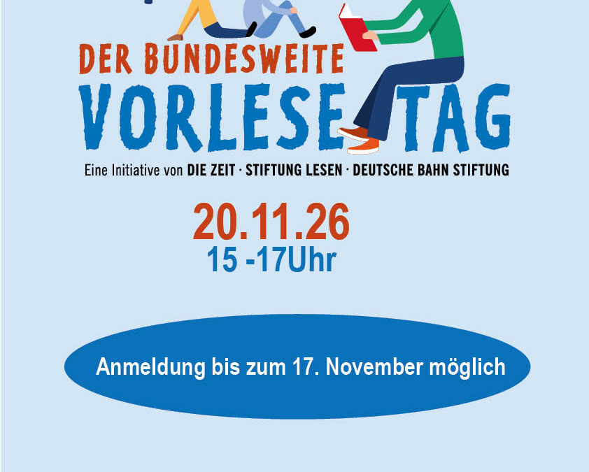 Bundesweiter Vorlesetag: Lesen nervt? Von wegen!