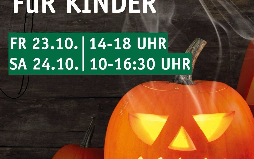 Kürbisschnitzen für Kinder mit Kinderschminken