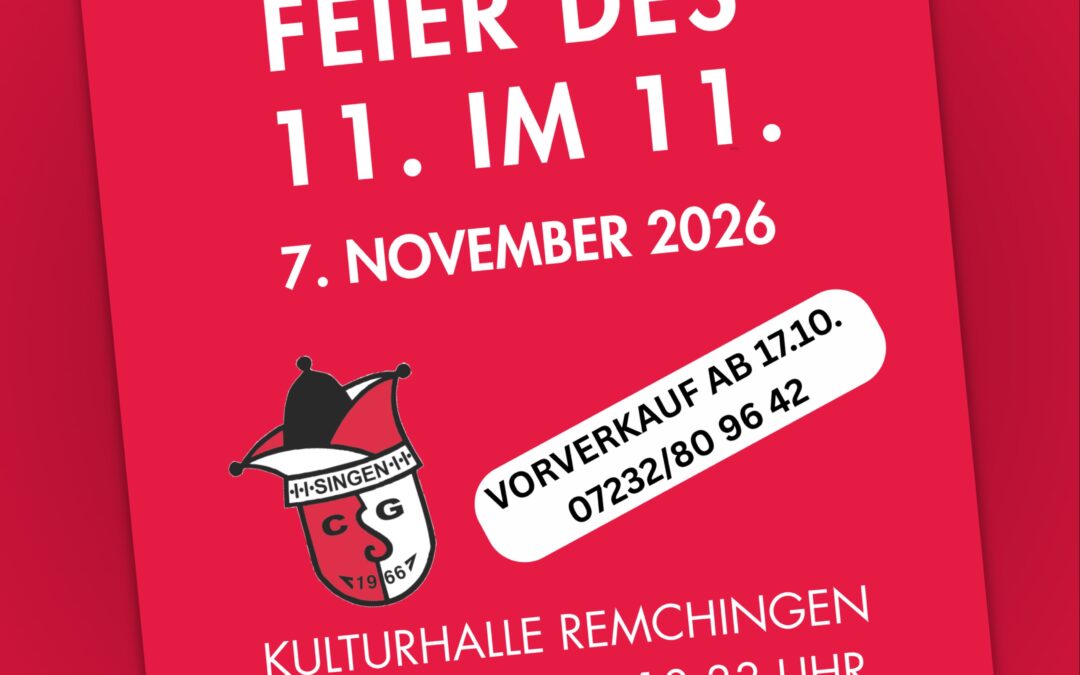 Start in die Fasnachtssaison: Die närrische Zeit beginnt!